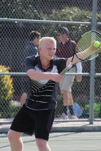Moore was ranked No. 1 on the varsity tennis ladder his senior year.
