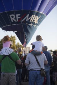 Families from all over California rise early each year to catch a glimpse of ClovisFest's hot air balloon Fun Fly.