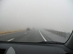 Turning off music, putting away the phone and keeping complete focus on the road will greatly decrease the chances of being in an accident in both foggy weather and average conditions. 